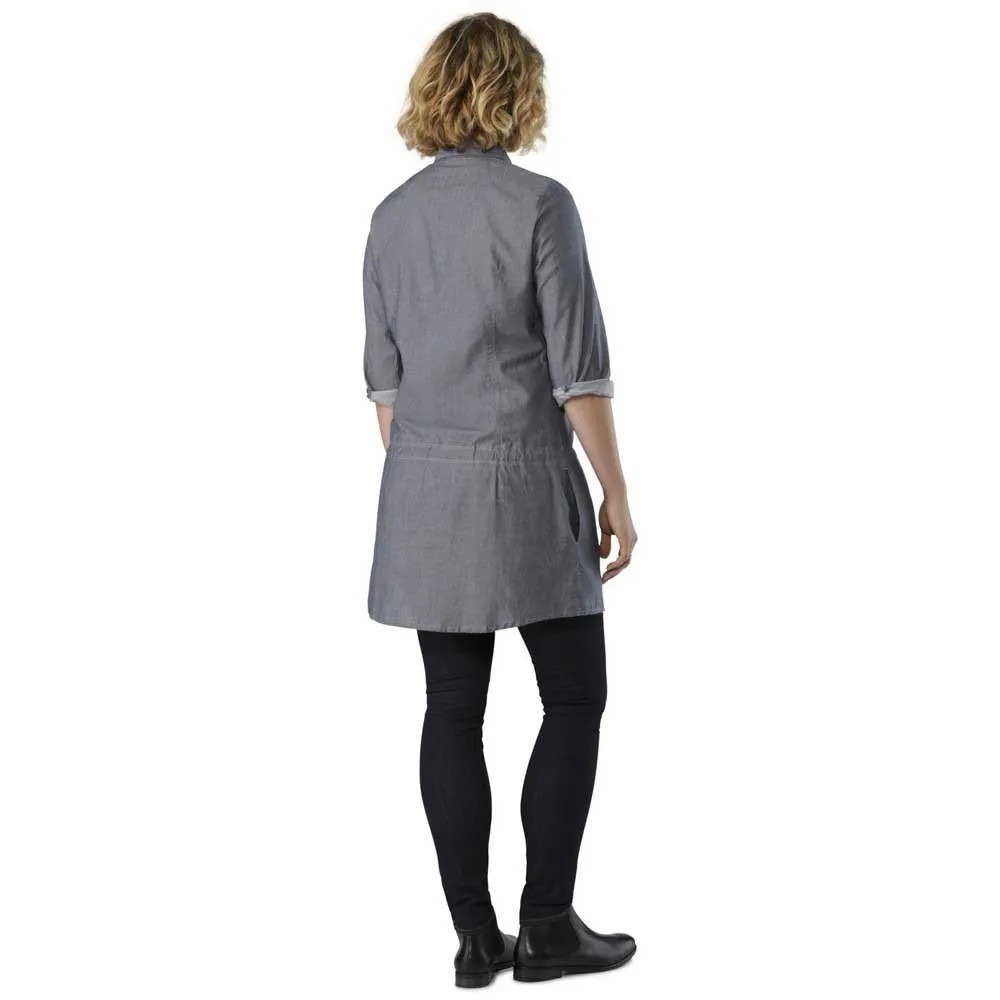 Arc'teryx Women's Gray Blanchard Tunic Shirt Dress 3/4 Sleeve‎ Sz L Normcore - Picture 4 of 16